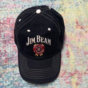 Jim Beam Black Embroidered Baseball Cap
